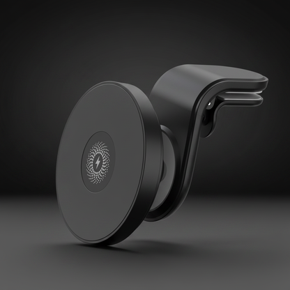 Magnetisk trådløs biloplader – premium studiefoto